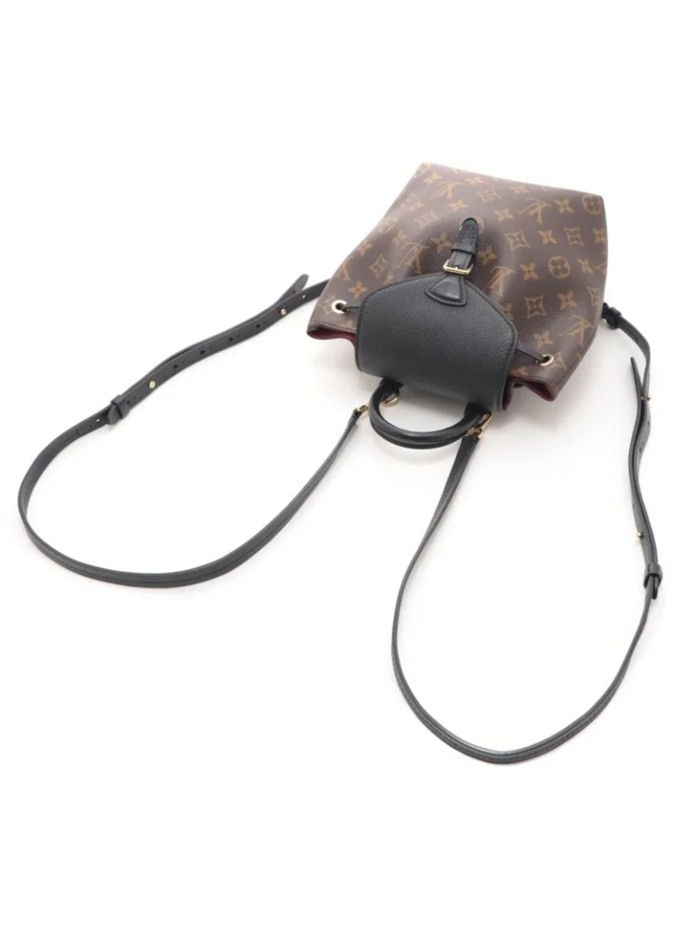 Louis Vuitton Montsouris NM BB Monogram Noir Backpack Canvas